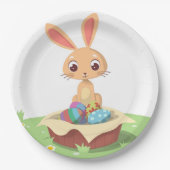 EASTER BUNNY PAPPTELLER (Vorderseite)