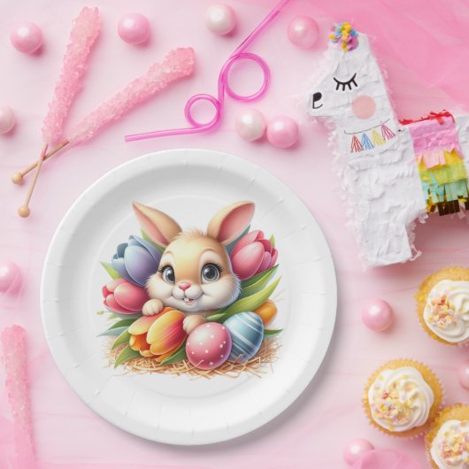 Easter Bunny  Pappteller (Party)