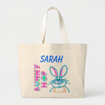 EASTER BUNNY PERSONALISIERT TOTE BAG