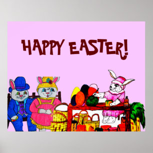 EASTER BUNNY POSTER