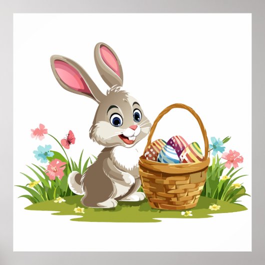 Easter bunny poster (Vorne)