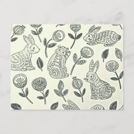 EASTER BUNNY POSTKARTE (Vorderseite)