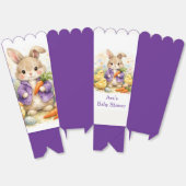 Easter Bunny Purple Jacket Baby Shower Geschenkschachtel (Ungeklappt)
