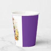 Easter Bunny Purple Jacket Baby Shower Pappbecher (Links)