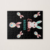 "EASTER" BUNNY PUZZLE MIT SPEZIELTEN EIERN & NAMEN (Horizontal)