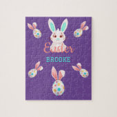 "EASTER" BUNNY PUZZLE MIT SPEZIELTEN EIERN & NAMEN (Vertikal)