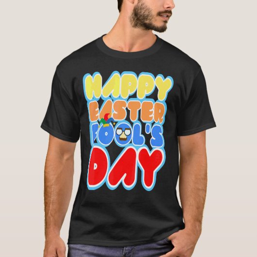 Easter Bunny Rabbit Eggs April Fool's Day Funny 2 T-Shirt (Vorderseite)