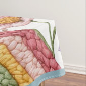 Easter Bunny Rainbow Art Spring Wildflowers Meadow Tischdecke (Beispiel)