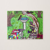 EASTER BUNNY RESTING PUZZLE (Horizontal)