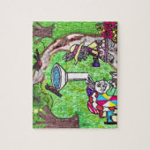 EASTER BUNNY RESTING PUZZLE (Vertikal)