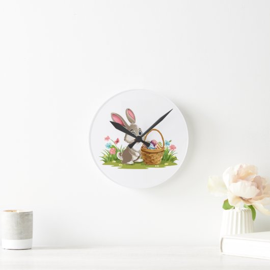 Easter bunny runde wanduhr (Zuhause)