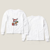 Easter Bunny’s Carrot Christmas Funny Cute Holiday (Design Vorderseite & Rückseite)