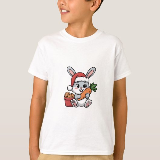 Easter Bunny’s Carrot Christmas Funny Cute Holiday T-Shirt (Vorderseite)