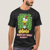 Easter Bunny Saying Raglan Baseball T-Shirt (Vorderseite)