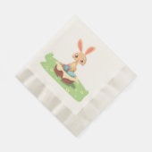 EASTER BUNNY SERVIETTE (Ecke)