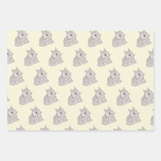 Easter bunny set geschenkpapier set (Vorderseite 3)