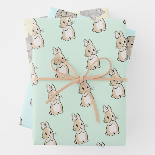 Easter bunny set geschenkpapier set (Beispiel)