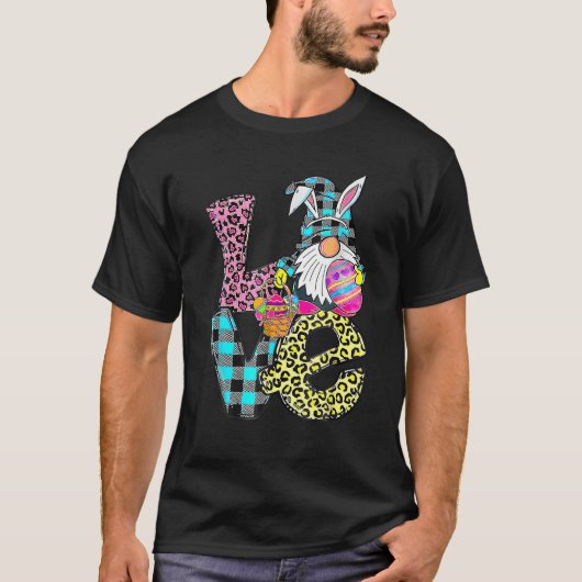 Easter Bunny Spring Gnome Easter Apparel Eggs Bask T-Shirt (Vorderseite)