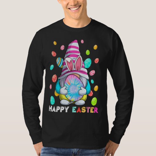 Easter Bunny Spring Gnome Easter Egg Hunting And B T-Shirt (Vorderseite)