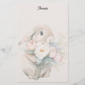 Easter Bunny Stationery Briefpapier (Vorderseite)