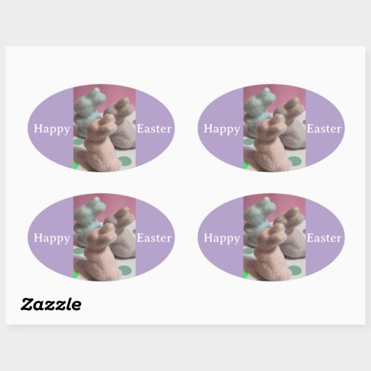 Easter Bunny Stickers (Blatt)
