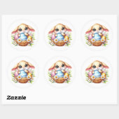 Easter Bunny Stickers (Blatt)