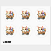 Easter Bunny Stickers (Blatt)