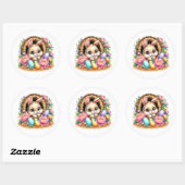 Easter Bunny Stickers (Blatt)
