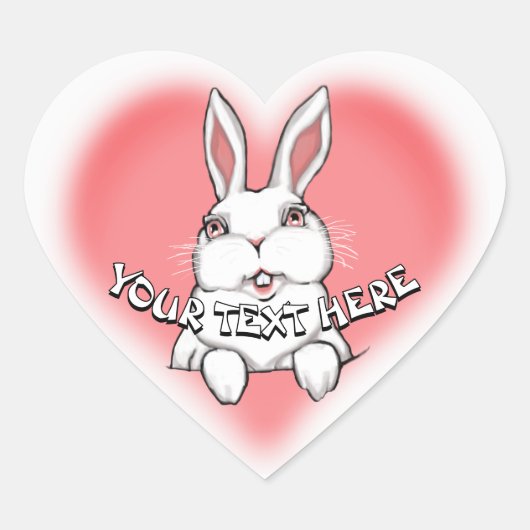 Easter Bunny Stickers Custom Easter Stickers (Vorderseite)
