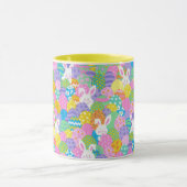 EASTER Bunny Verstecken Eier Niedlich Gelbes Gesch Tasse (Zentrum)