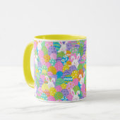 EASTER Bunny Verstecken Eier Niedlich Gelbes Gesch Tasse (Vorderseite Links)