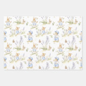 Easter Bunny Vintage Rabbit  Geschenkpapier Set (Vorderseite 3)
