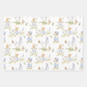 Easter Bunny Vintage Rabbit  Geschenkpapier Set (Vorderseite 2)