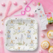 Easter Bunny Vintage Rabbit Pappteller (Party)