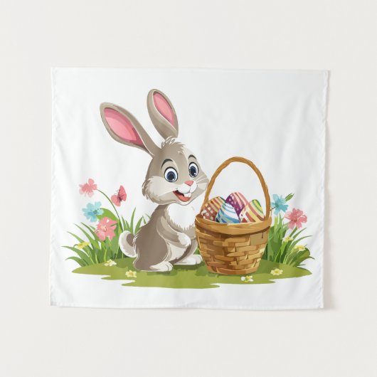 Easter bunny wandteppich (Vorderseite (Horizontal))