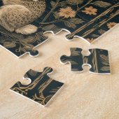 Easter Bunny William Morris Art & Craft Style Chic Puzzle (Seite)