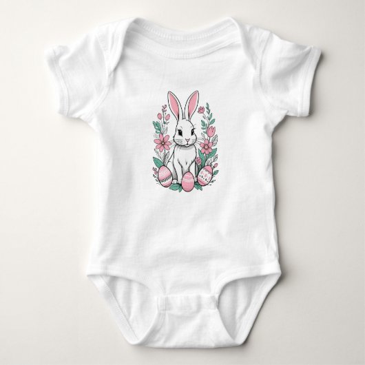 Easter Bunny with Baby Strampler (Vorderseite)
