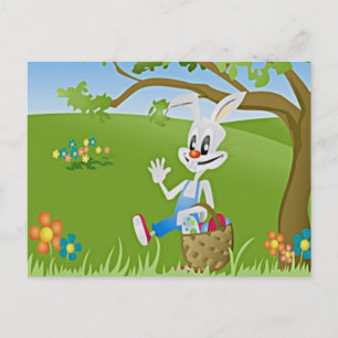 Easter Bunny with Feiertagspostkarte