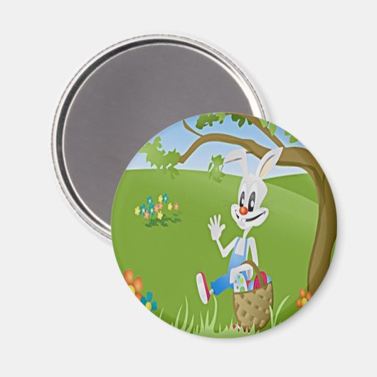 Easter Bunny with Magnet (Vorderseite/Rückseite)