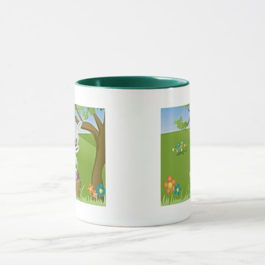 Easter Bunny with Tasse (Zentrum)