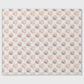 Easter Bunny Wrapping Paper Collection Geschenkpapier (Flach)