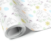 Easter Bunny Wrapping Paper Geschenkpapier (Rolleneckpunkt)