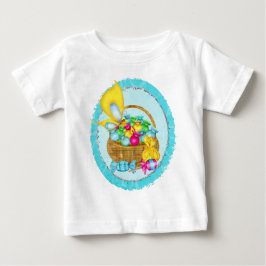 Easter Candy Folk Art MÄDCHEN AUSSERHALB ALLER SHI Baby T-shirt