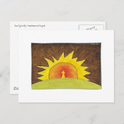 Easter card feiertagspostkarte (Vorne/Hinten)