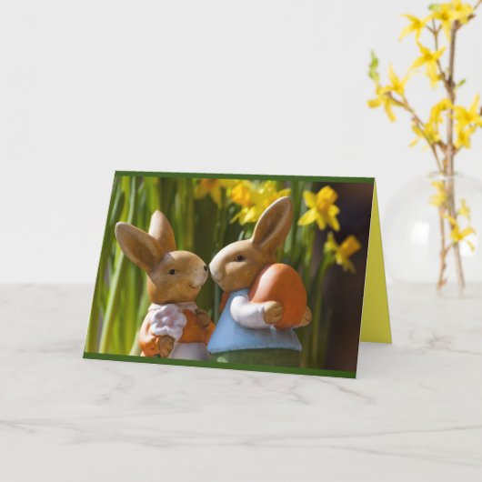 Easter Card Karte (Gelbe Blume)