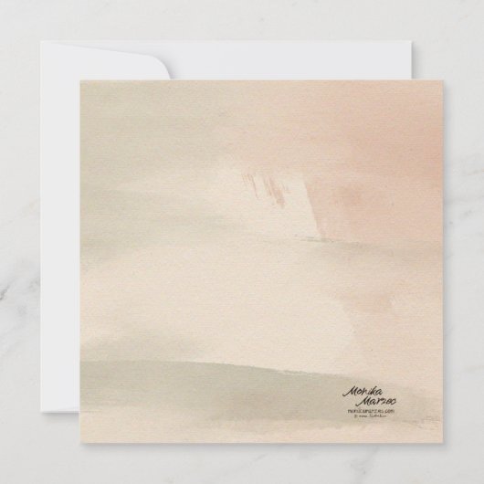 Easter Cat Karte (Rückseite)