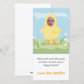 Easter Chick - Foto von Card Feiertagskarte (Vorne/Hinten)
