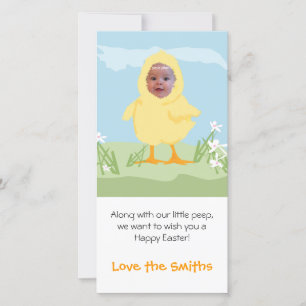Easter Chick - Foto von Card Feiertagskarte