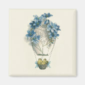 Easter Chick Hot Air Ballon Ei Magnet (Vorne)