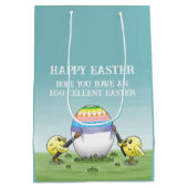 Easter Chicks' Egg-Cellent Easter Mittlere Geschenktüte (Rückseite)
